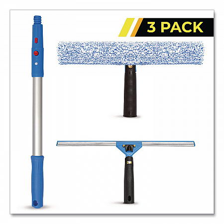 Pro Window Washing Kit with Squeegee, Washer and 20