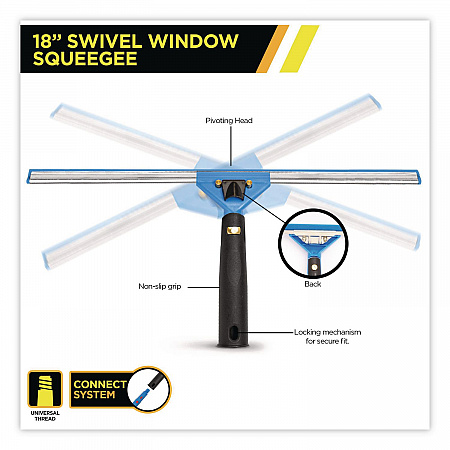 Pro Window Washing Kit with Squeegee, Washer and 20