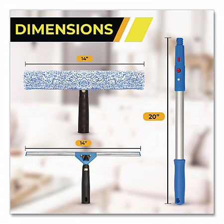 Pro Window Cleaning Kit with 14