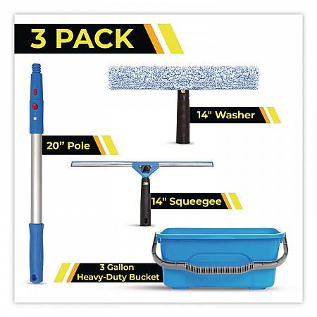 Pro Window Cleaning Kit with 14