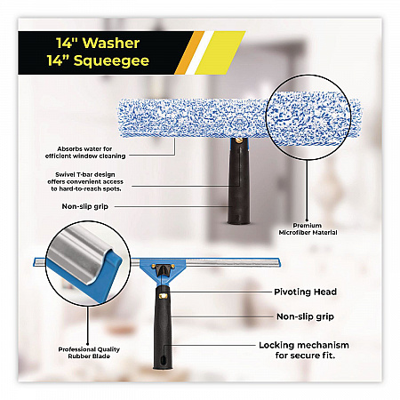 Pro Window Cleaning Kit with 14