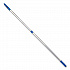 6 ft Telescopic Aluminum Extension Pole with Click/Lock Adapter Cone, 3.5 ft to 6 ft, Blue/Silver, 2/Pack (GRI1066F2PK)