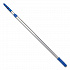 6 ft Telescopic Aluminum Extension Pole with Click/Lock Adapter Cone, 3.5 ft to 6 ft, Blue/Silver, 3/Pack (GRI1066F3PK)