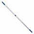 6 ft Telescopic Aluminum Extension Pole with Click/Lock Adapter Cone, 3.5 ft to 6 ft, Blue/Silver, 3/Pack (GRI1066F3PK)