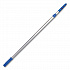 6 ft Telescopic Aluminum Extension Pole with Click/Lock Adapter Cone, 3.5 ft to 6 ft, Blue/Silver, 3/Pack (GRI1066F3PK)