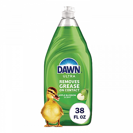 Ultra Liquid Dish Detergent, Apple Blossom Scent, 38 oz Bottle (20711EA)