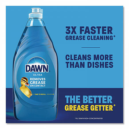 Ultra Liquid Dish Detergent, Apple Blossom Scent, 38 oz Bottle (20711EA)