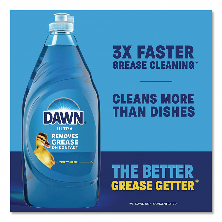 Ultra Liquid Dish Detergent, Apple Blossom Scent, 38 oz Bottle (20711EA)