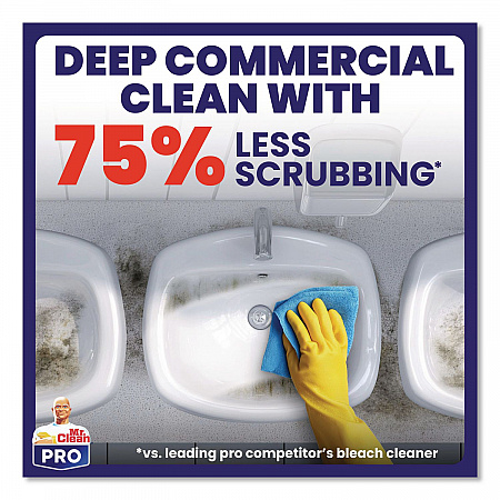 Commercial Deep Cleaner with Bleach, Unscented, 32 oz Spray Bottle, 6/Carton (25677)
