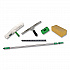 Pro Window Cleaning Kit with 8 ft Pole, Scrubber, Squeegee, Scraper, Sponge (PWK00)