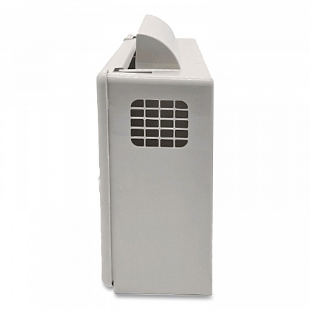 In-Room Locking Wall Mount Sharps Container Cabinet System, 5 qt, ABS Plastic, Beige (SWMU000609)