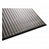 Ribbed Vinyl Anti-Fatigue Mat, Rectangular, Gray Ribbed Surface, 27