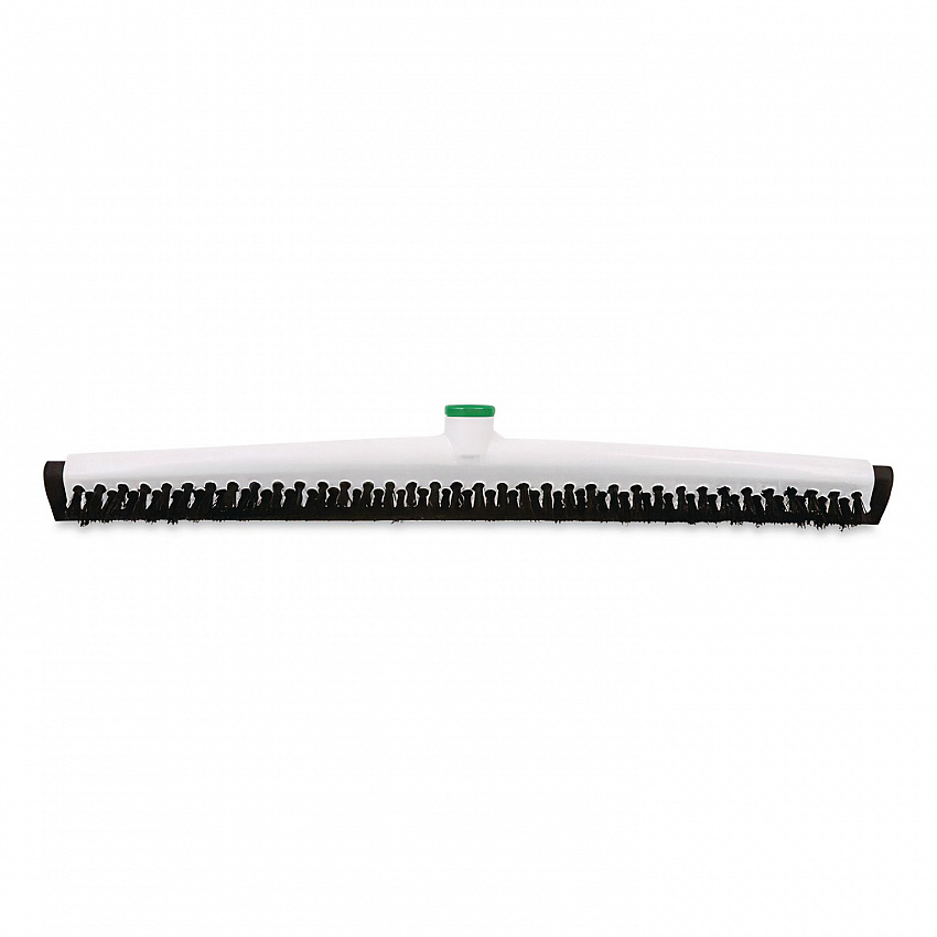 Sanitary Brush with Squeegee, Black Polypropylene Bristles, 22" Brush (PB55A)