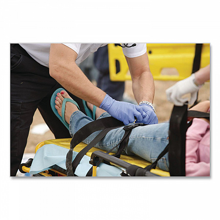 MICROFLEX Supreno SE SU-690 Exam Gloves, Powder-Free, AQL 0.65, ESD Safe, Large, 7.1 mil, 9.6