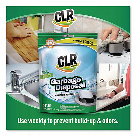 Garbage Disposal Pods, 5 Pods/Pack, 6 Packs/Carton (GDC6PRO)
