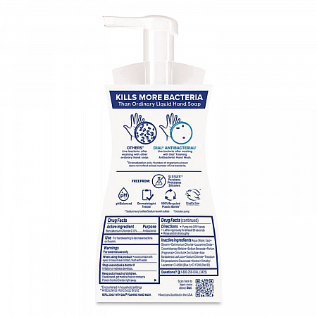 Antibacterial Foaming Hand Wash, Spring Water Scent, 7.5 oz (05401)