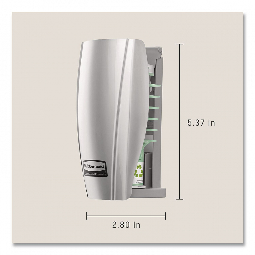 Passive Air Care Dispenser, 2.94 x 2.84 x 5.41, Chrome (1793548)