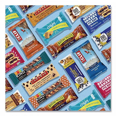 Healthy Snack Bar Box, 21 Assorted Snacks/Box (700S0001)