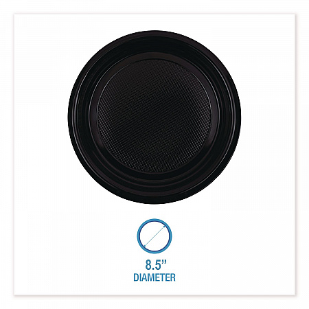 Hi-Impact Plastic Dinnerware, Plate, 9