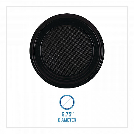 Hi-Impact Plastic Dinnerware, Plate, 9