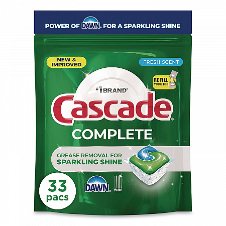 Complete ActionPacs, Fresh Scent, 17.6 oz Bag, 33 Pacs/Bag, 4 Bags/Carton (21697)