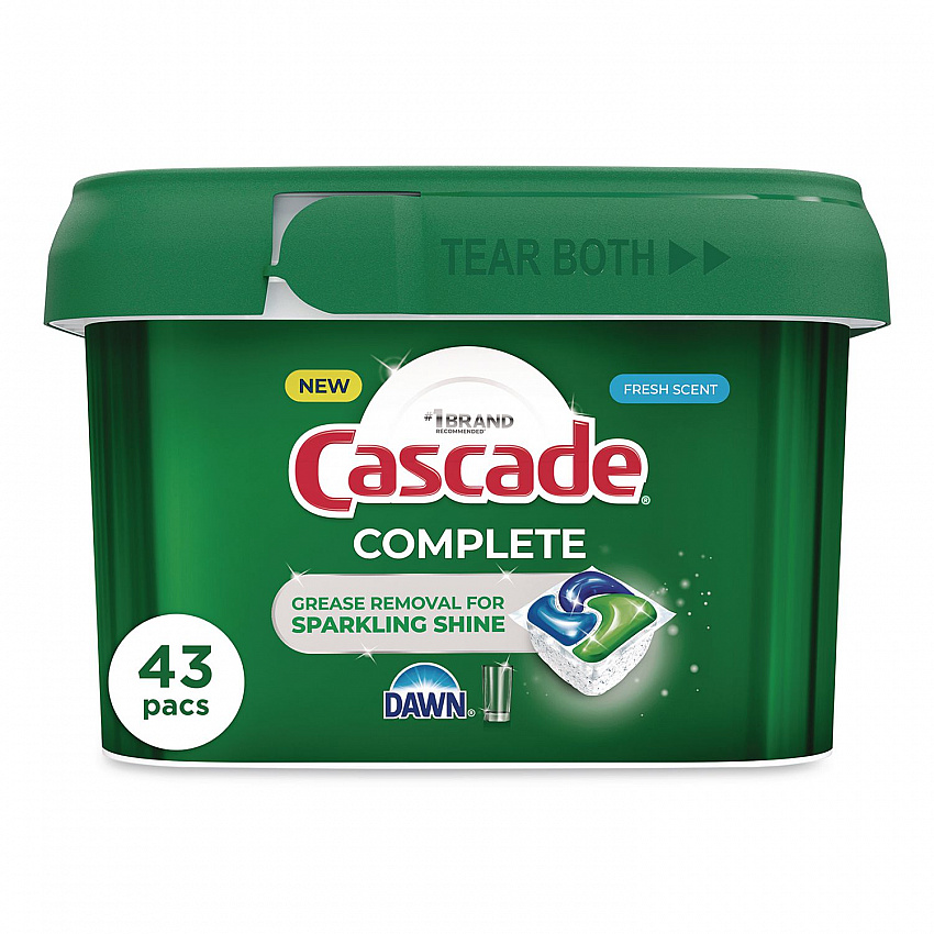 ActionPacs, Fresh Scent, 22.5 oz Tub, 43/Tub, 6 Tubs/Carton (21700)