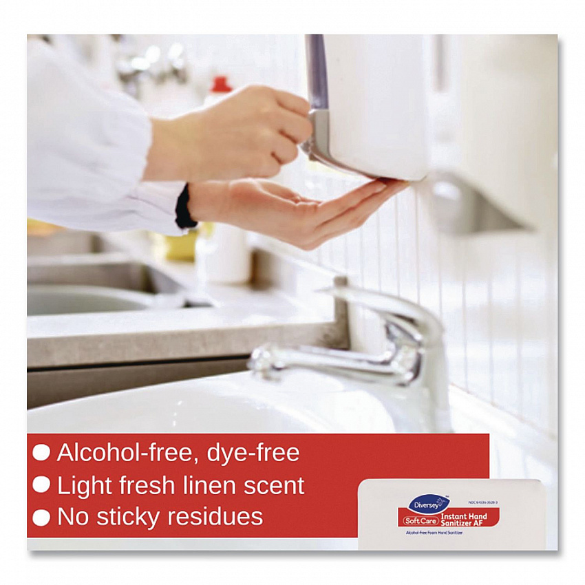 Soft Care Impact Foam Hand Sanitizer for IntelliCare Dispensers, 1,200 mL Cartridge, Alcohol Scent, 6/Carton (100907873)