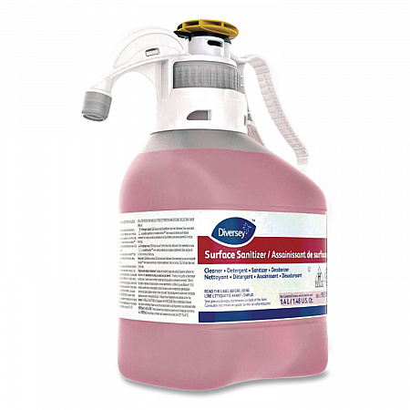 Hard Surface Sanitizer, Unscented, 1.4 L SmartDose, 2/Carton (100965932)