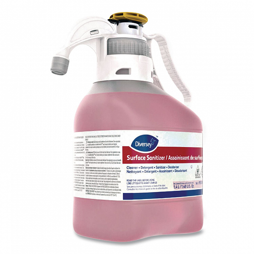Hard Surface Sanitizer, Unscented, 1.4 L SmartDose, 2/Carton (100965932)