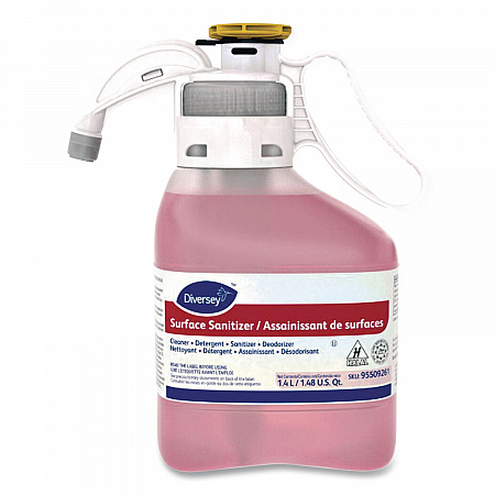 Hard Surface Sanitizer, Unscented, 1.4 L SmartDose, 2/Carton (100965932)