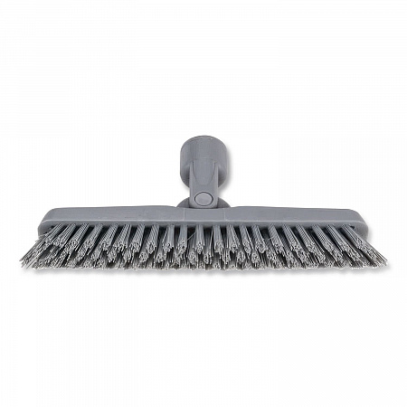 SmartColor Swivel Corner Brush, Black Polypropylene Bristles, 8.83