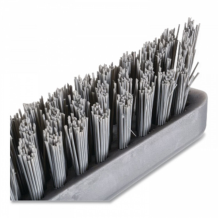 SmartColor Swivel Corner Brush, Black Polypropylene Bristles, 8.83