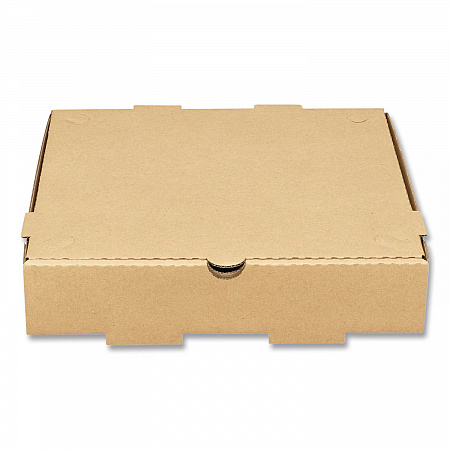 Corrugated Pizza Box, 10 x 10 x 2, Kraft, Cardboard, 50/Carton (FPPBF10K)