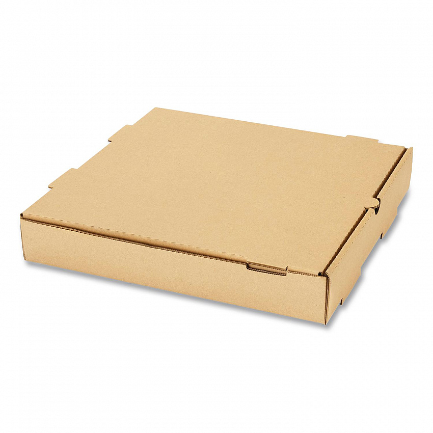 Corrugated Pizza Box, 12 x 12 x 2, Kraft, Cardboard, 50/Carton (FPPBF12K)