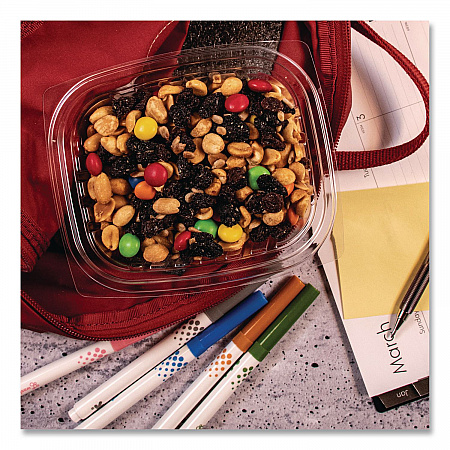 ClearPac Containers, 16 oz, 4.9 x 5.9 x 2.9, Clear, Plastic, 1,008/Carton (C16DERW)