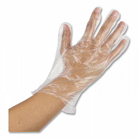 EconoFit Plus Polyethylene Gloves, Powder-Free, Large, Clear, 200/Box, 10 Boxes/Carton (EFLG2000)