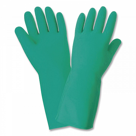 Pro N650 Series Flock-Lined Nitrile Rubber Gloves, 13