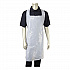 Disposable Food Service Apron, 28 x 46, Polyethylene, One Size Fits Most, White, 100/Box (P2846BX)