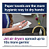 Advanced Hand Towel Roll, Notched, 1-Ply, 8 x 11, White, 491/Roll, 12 Rolls/Carton (8634550)