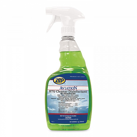 Aviation RTU Cleaner Disinfectant, 1 qt Spray Bottle, 12/Carton (H02501)