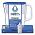Small 6-Cup Water Filter Pitcher with 1 Standard Filter, Denali, White, 2/Carton (36089)