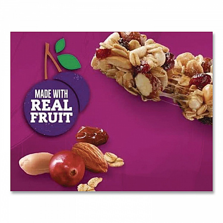 Granola Bars, Chewy Trail Mix Cereal, 1.2 oz Bar, 16/Box (SN1512)