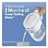 Tahoe Water Pitcher with Standard Filter, 10 Cups, Clear, 2/Carton (50684CT)