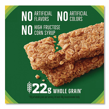 Granola Bars, Oats'n Honey Cereal, 1.5 oz Bar, 18/Box (SN3353)