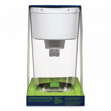 Tahoe Water Pitcher with Elite Filter, 10 Cups, Bright White, 2/Carton (50688CT)