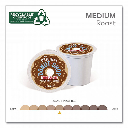Donut Shop Regular Bulk K-Cups, 70/Carton (7111)