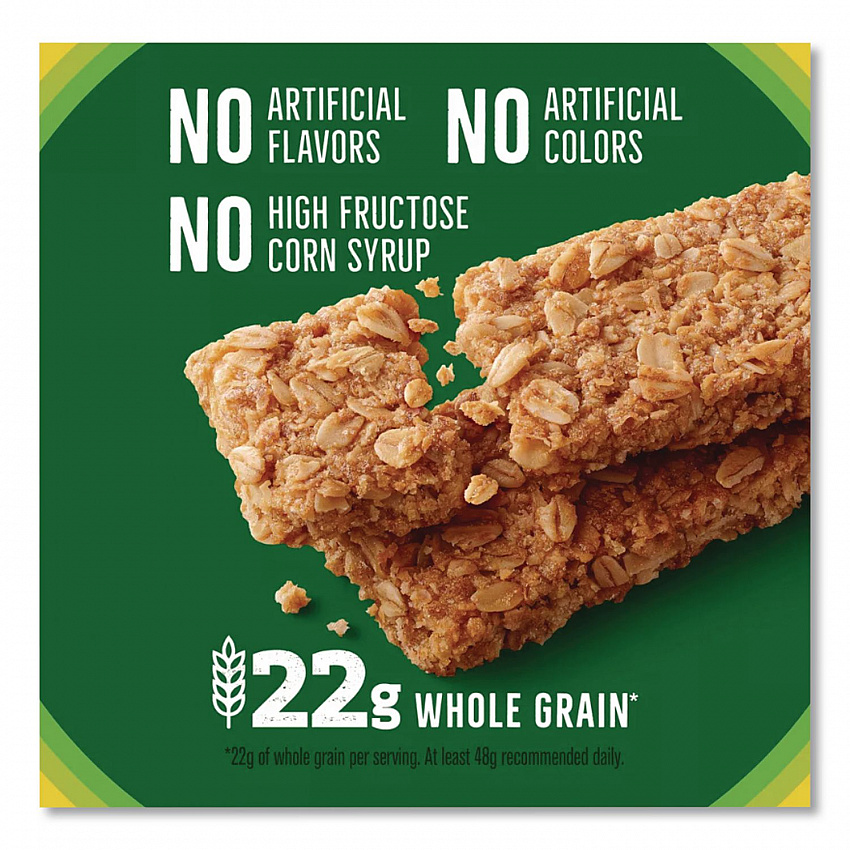Granola Bars, Oats and Honey, 1.5 oz Bar, 49/Carton (827622)
