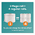 Mega Toilet Paper, Septic Safe, 2-Ply, White, 320 Sheets/Roll, 16 Rolls/Pack (7942301)