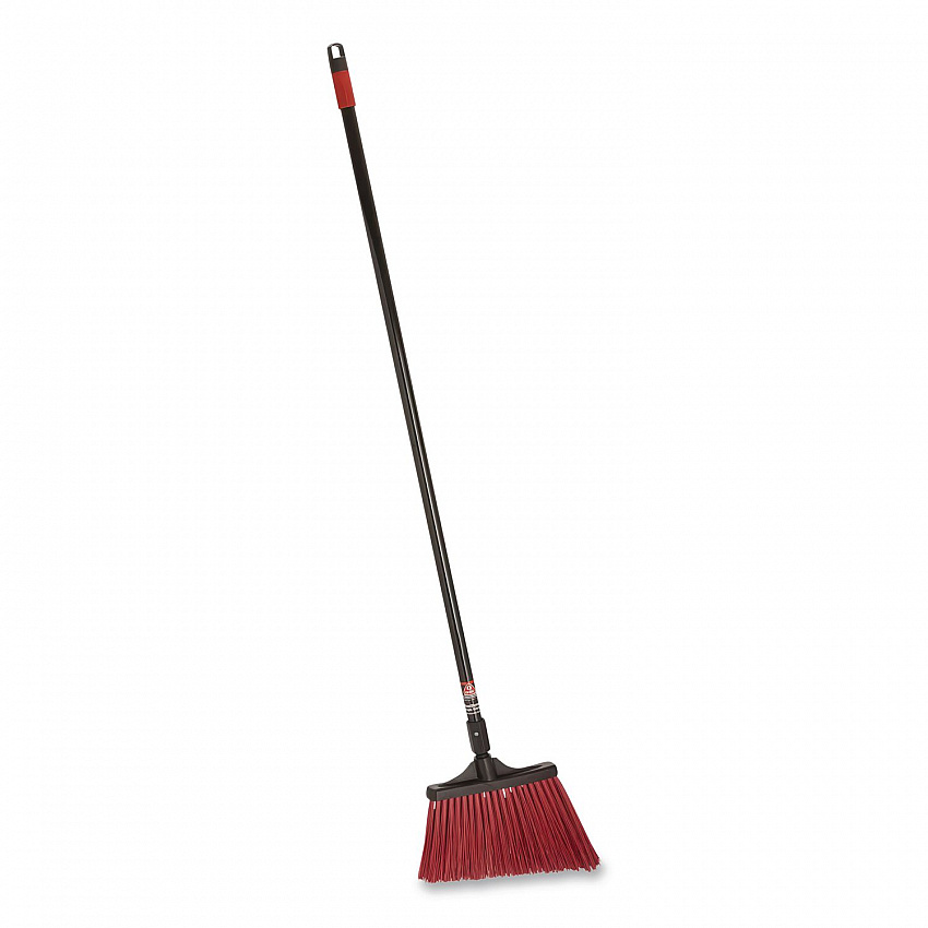 MaxiStrong Angle Broom, 56" Length, Black, 6/Carton (6420CT)