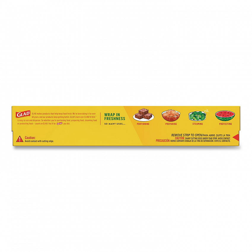 Cling'N Seal Plastic Food Wrap, 200 sq ft Roll (00020)